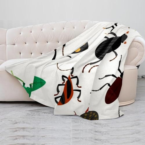 Couverture douce et confortable Different Beetles un cocon de chaleur pour lit et sofa - 5