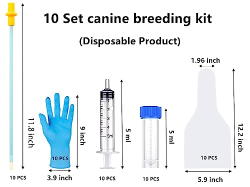 10 Set Ai Artificial Insemination Dog Breeding Kit Canine Breeding Kit Disposable Canine Artificial Insemination Dog Insemination Breeder Kit Canine Breeding Supplies for Medium Breeds Cucciolini Doodles 10 set ai artificial insemination dog breeding kit canine breeding kit disposable canine artificial insemination dog insemination breeder kit canine breeding supplies for medium breeds cucciolini doodles