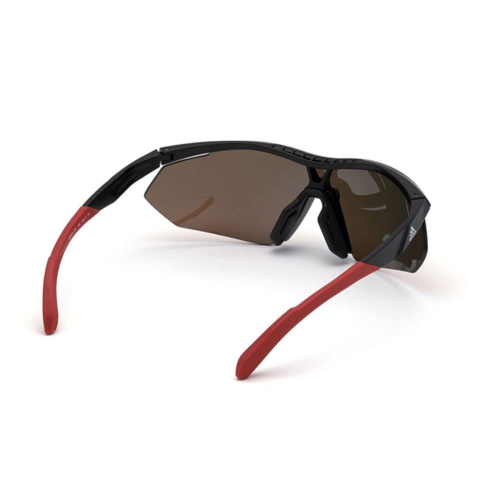 adidas Unisex Sp0016 etui na okulary, kolor czarny (Glossy Black), jeden rozmiar, czarny (Glossy Black), jeden rozmiar
