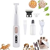 Pawtrim Pro- Schmerzfreie Pfotenpflege In Sekundenschnelle, Pfotentrimmer Für Hunde Katzen, Trimmer Hund Schermaschine Katze, Professioneller Hundepfoten-Trimmer Mit Led-Licht (1PCS-B)