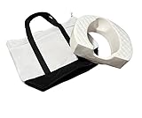 Earth Throne Toilet Riser with Travel Bag Earth Throne, Travel Ready Toilet Riser, Raised Toilet Seat, Portable and Easy to Clean, Elevated Toilet Seat