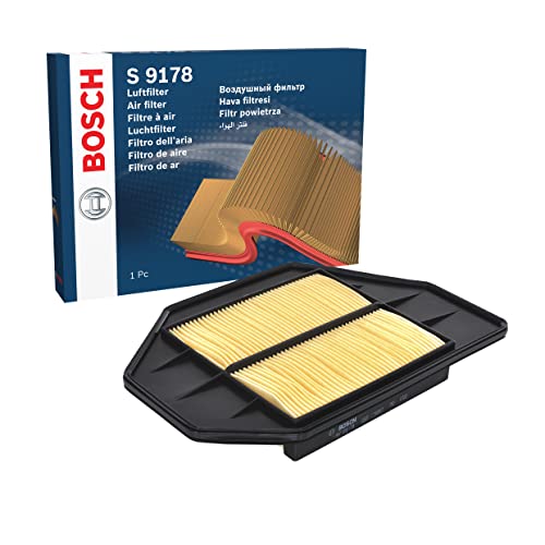 Bosch Filtro Aria per Auto S3078 - Trattiene le particelle solide all'esterno della presa d'aria - Resistente all'umidità ed altamente resistente alla trazione Bosch Filtro Aria per Auto S3078 - Trattiene le particelle solide all'esterno della presa d'aria - Resistente all'umidità ed altamente resistente alla trazione