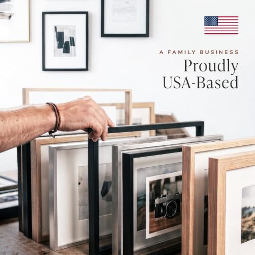 Image of Americanflat 16x16 Picture Frame - Engineered Wood - Black