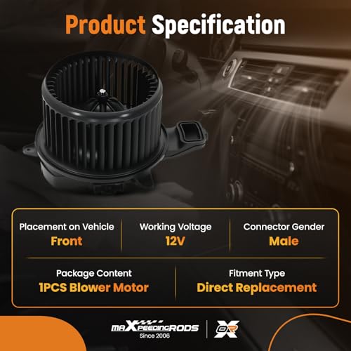 Image of maXpeedingrods A /C Heater Blower Motor for Kenwor T170 T270 T370 Peterbilt 579 2013 14-2017