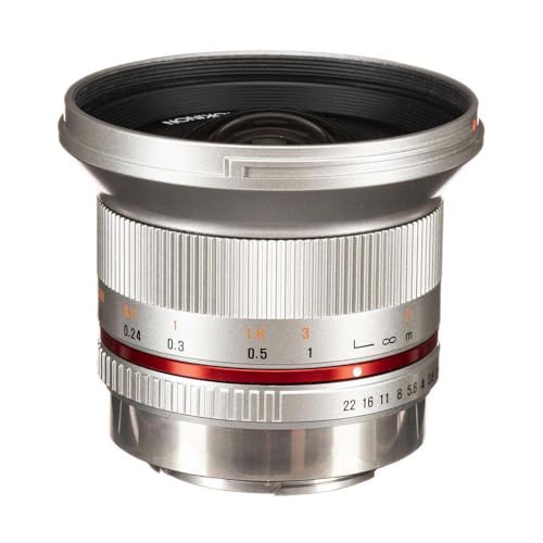 Rokinon 12mm f/2.0 CS Lens for Fujifilm X, Silver