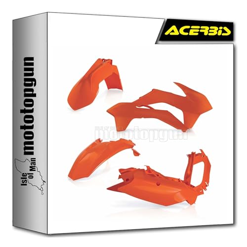Plastique moto de rechange cache carénage orange Acerbis 0017203.010