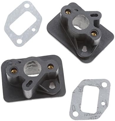 Hicello Carburetor Kit Brush Cutter Grass Trimmer Spare Parts Intake Manifold with Gasket 2Sets 1E40F-5 44F-5 BC430 CG430 CG520 43CC 52CC