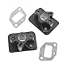Hicello Carburetor Kit Brush Cutter Grass Trimmer Spare Parts Intake Manifold with Gasket 2Sets 1E40F-5 44F-5 BC430 CG430 CG520 43CC 52CC