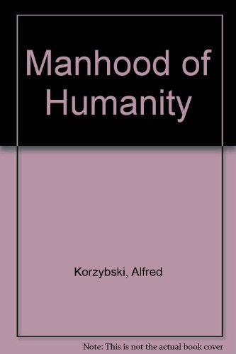 Manhood of humanity B00088MRGY Book Cover