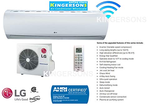 LG LS363HLV 3 TON 36000 BTU BTU High Efficiency WiFi Accessible Single Zone
