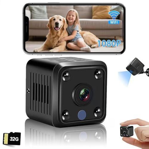 Reviews de Camaras de Vigilancia Pequeñas , listamos los 10 mejores. 50 NEOXMERIA Mini Cámara, Mini Camara Espia WiFi Oculta, Cámara Espía HD 1080P Interior, Micro Camara Espia, Pequeña Cámara WiFi Inalámbrica 150°, con Tarjeta de Memoria de 32...