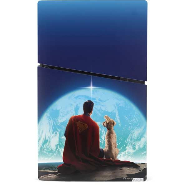 Skinit Decal Gaming Skin Compatible with DS Lite - Officially Licensed Superman 2025 Superman & Krypto Watch The Earth Design