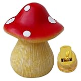 Outdoor Key Hider,Mushroom Shape Cash Safe Holder - Waterproof Outdoor Key Holder,for Garden Yard Patio Porch Flower Bed Decoration