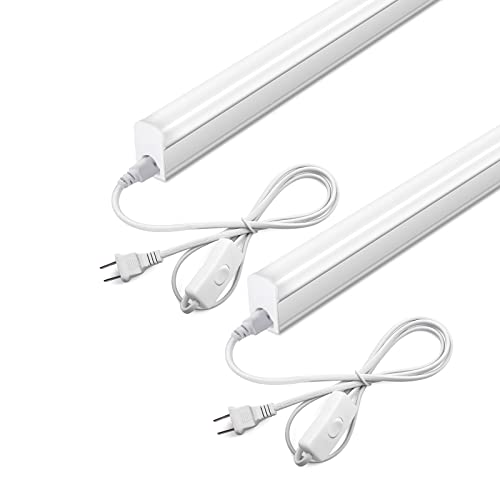 LELEJU LED Under Cabinet Lighting, 1FT, 5W, 6000K, 500lm, Under Counter Lights for Kitchen, Shop...
