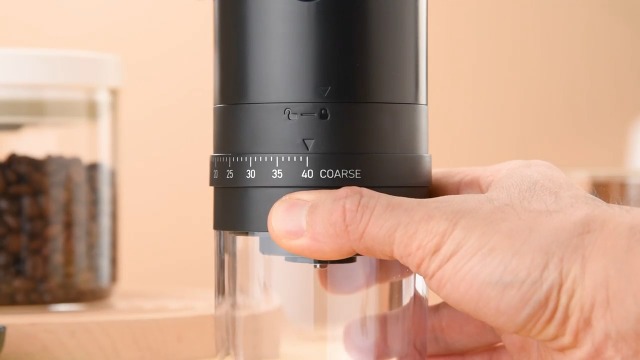 HiBREW Coffee Bean Grinder With 34 Gears Precise Setting, Automatic Burr Mill Electric Grinder For Turkishespressomochadrippour Overfrench Press