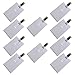 Produktbild Fenglangrong 10 Stück USB-Flash-Laufwerk,weiß 1GB Kredit-Bankkartenform Flash-Laufwerk Memory Stick U-Disk-Daumen-Geschenk USB Stick Flach