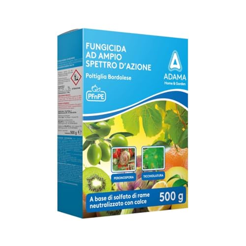 AgroRè le agroeccellenze Poltiglia Bordolese - Fungicida Adama a Base di Solfato di Rame e neutralizzato con Calce - PFnPE 500 gr