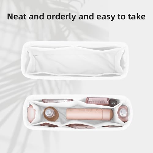 Image of DGAZ Silk Purse Organizer Insert For Chanel Kelly bags,Silky Smooth Bag Organizer,Luxury Handbag & Tote Shaper(Mushroom,Large)