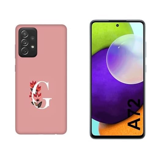 Mobilskal Skal kompatibel för Samsung Galaxy A72 Ursprungligt namn G med blommor/TPU mjuk silikongel/Telefon Hård Snap on Anti-halk Anti-rep Stöttålig skyddande TPU