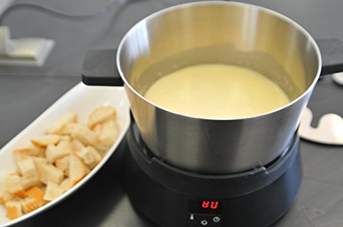 Fondue de inducción eléctrica Caso 2282 color negro para cocina 6