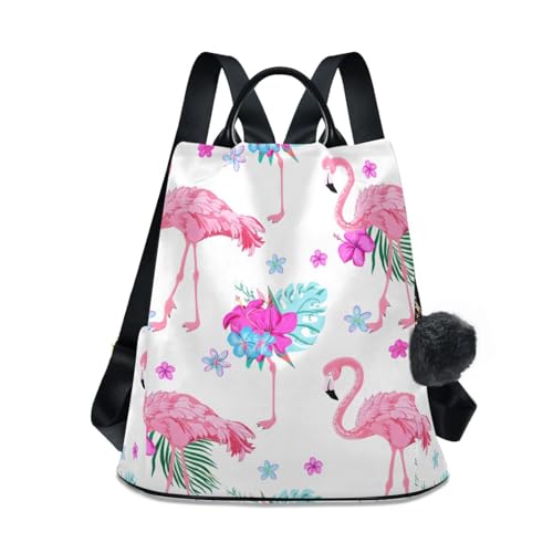 Sac à dos femme flamants roses antivol sécurisé pour voyage et ville