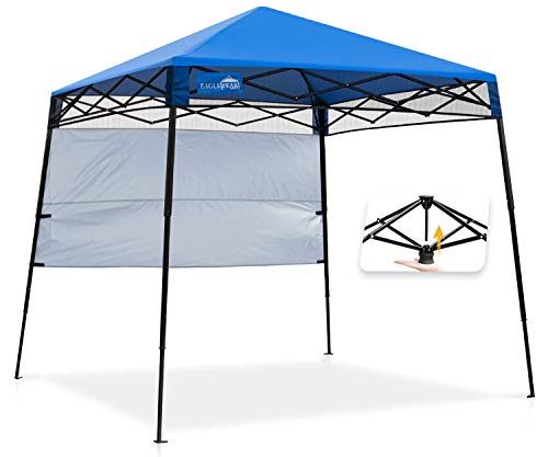 EAGLE PEAK Day Tripper 8' x 8' Slant Leg Lightweight Compact Portable Canopy