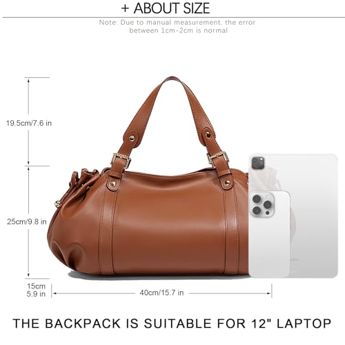 Image of JINMANXUE Woven Tote Bag For Women,Travel Shoulder Bag, Large Hollow Beach Soft Satin Handbags Hand-woven Satchel Clutch (Amber Brown)