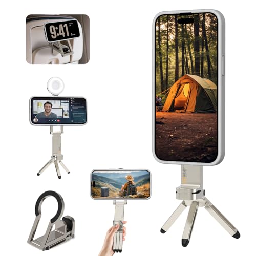 Trépied magnétique pour Magsafe Hualele mini support téléphone portable de poche pour caméra