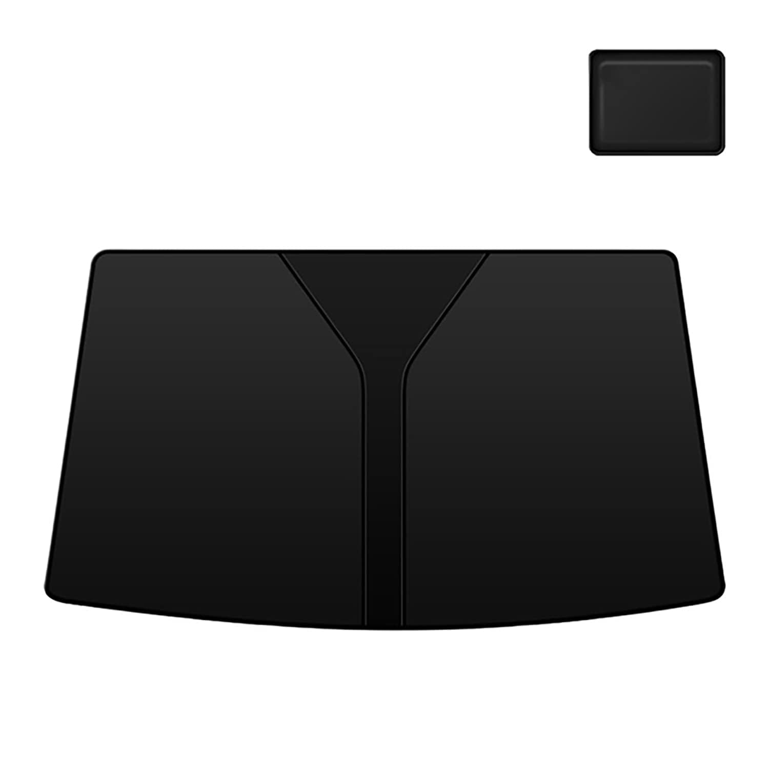 OLINOWL Car Windscreen Sunshade for Dacia Logan Series