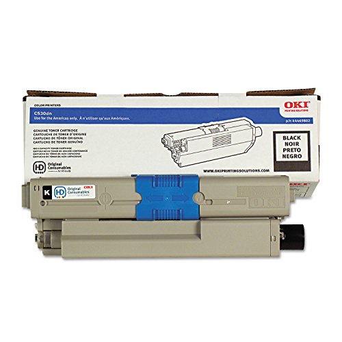 OKI 44469802 Toner Cartridge, 5K Yield, Black
