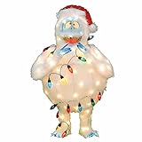 Pre-Lit Bumble Christmas Outdoor Decoration - 49' - Multi Lights