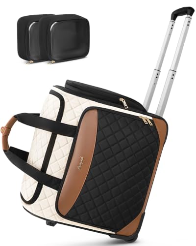 Arcoyard Sewing Machine Case with Wheels, Rolling Sewing Mac...
