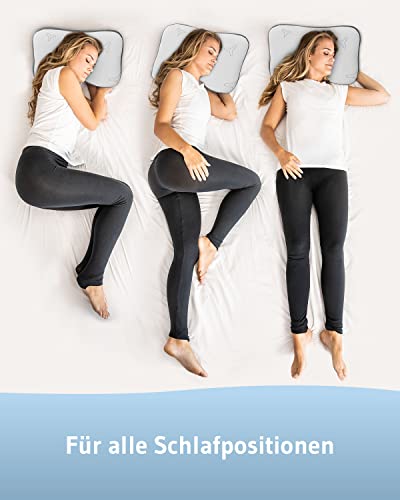 Nackenkissen Re-Charge Intense, Ergonomisches HWS Seitenschläfer-Kissen, Hochwertiger Memory-Foam...