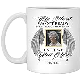 Homelight,Personalized Photo Memorial Mug Always In My Heart Your Wings Were Ready But Was Not Memor