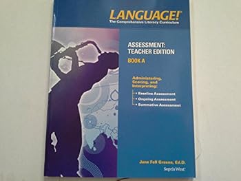 Paperback Language! The Comprehensive Literacy Curriculum, Placement Language reading Scale Teacher Edition Book
