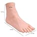 Lifelike Manikin Feet PVC Foot Lifesize Female Mannequin Foot Model for Painting Teaching Arts Drawing Sketching Jewelry Display -Right Foot,22.5cm