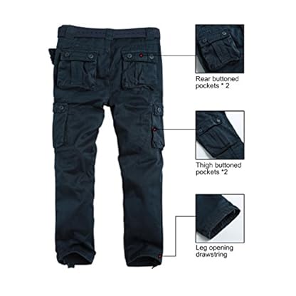 Match Men's Casual Wild Cargo Pants Outdoors Work Wear #6531 - Image 6