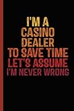  Casino Dealer Definition: Personalized Notebook Gift for Casino Dealer  Customized Journal Gift for Casino Dealer Coworker Office Boss Team Work  Funny Blank Lined Casino Dealer Notebook.