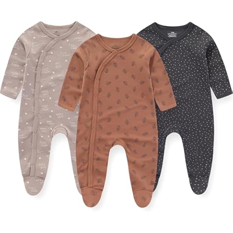 MAMIMAKA Cotton Footed Pajamas for Babies Cover