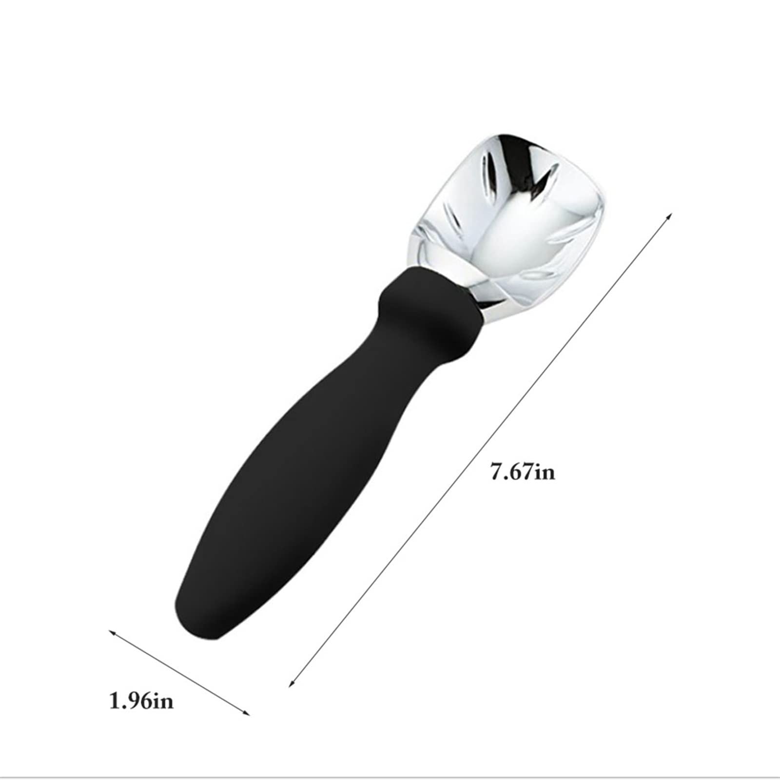 JINGYAN Cuillères à glace Ice Cream Scoop Antiskid Alloy Fruit