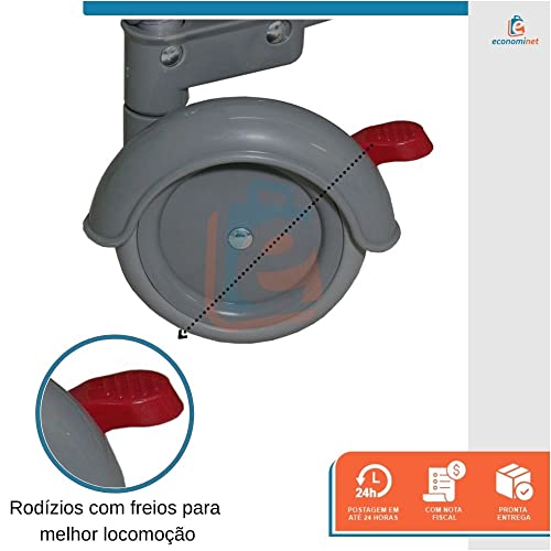 Berço Cercado Desmontável Portatil Vira Chiqueirinho Compact (Vermelho)