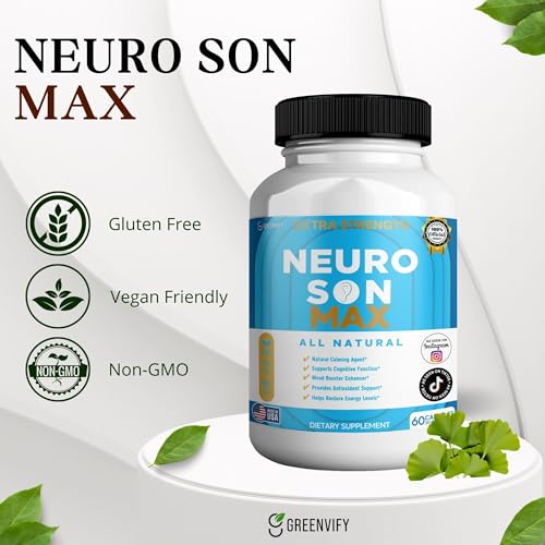 Image of Neuro Son Max Extra Strength, All Natural Dietary Supplement, 60 Capsules, 30-Day Supply (1)