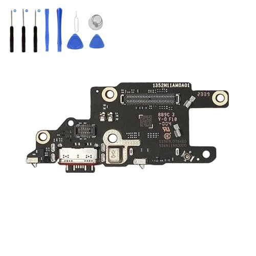 Eutoping USB充電ポート交?修理用 Xiaomi Poco X6 Pro 5G ドックコネクタ充電ボードフレックスケーブルアセンブリ交換用ツール付き