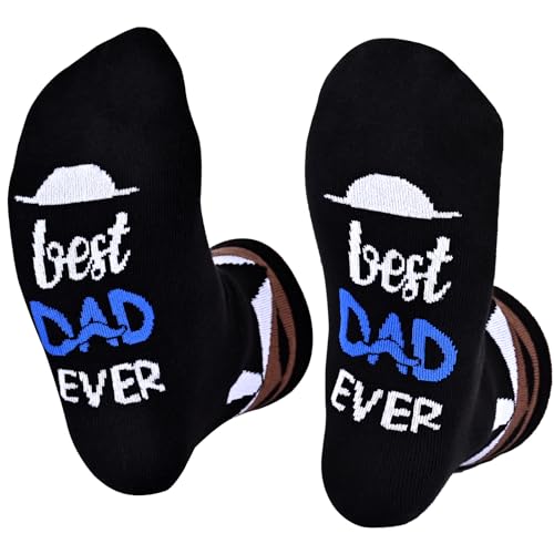 Grappige sokken voor vaders, vaderdag, antislip, 70-80e verjaardag, verjaardagscadeau voor papa, heren, mannen, geschenken, aanstaande papa, opa, grappig cadeau, cadeau-ideeën