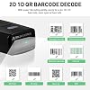 Wireless Barcode Scanner, 1D 2D Bluetooth Bar Code Scanners 3 in 1 USB Wired 4.2 Bluetooth 2.4G Wireless Portable Barcode Reader Automatic Fast Precise Scan Work with iOS, Windows, Android