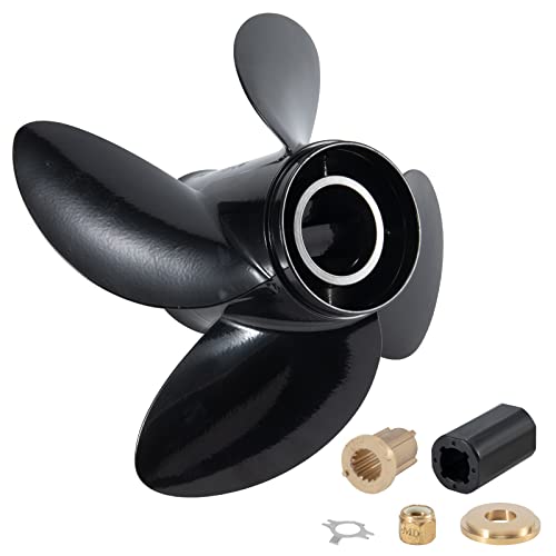 Young Props 48-8M0084495 14 X 19 (Hub Kits Included) Upgrade Aluminum Boat Propeller For Mercury Engines 135-300Hp 2 & 4-Stroke Outboards, Mercruiser Alpha &Bravo One,4 Blades 15Spline Tooth Rh #TOP4