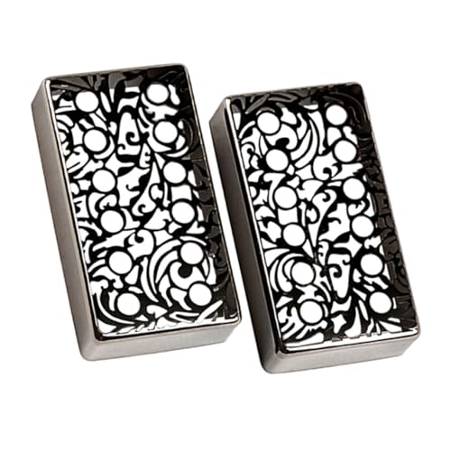 CORHAD GB615 ギターパーツ 2個 サウンドピックアップカバー エレキギター用 メタルピックアップカバー 高感度サウンドキャプチャ