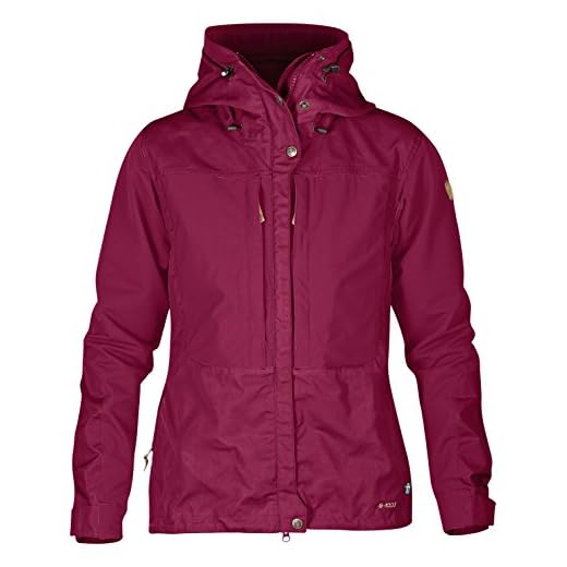 Fjällräven Keb jacka för damer W. Softshelljacka, plommon, XL