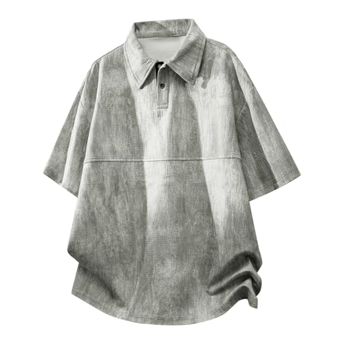 T-shirt col V profond homme en coton léger pour l'été coupe slim