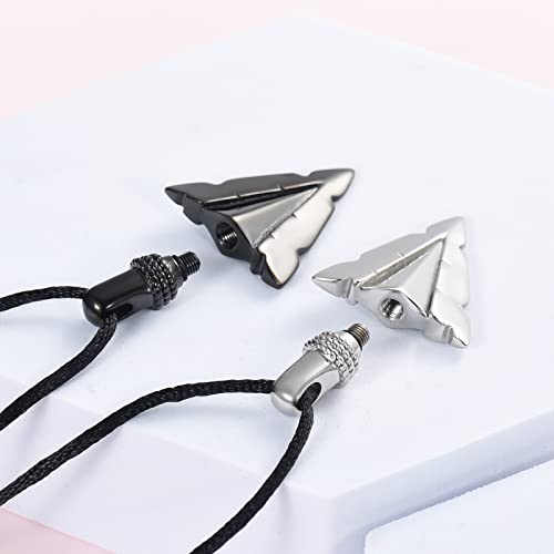 Imrsanl Cremation Jewelry for Ashes Stainless Steel Urn Pendant Necklace for Mens Boys Cool Spearpoint Arrowhead Memorial Keepsake Ash Jewelry3